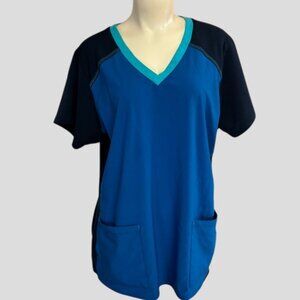 Carhartt 2 Tone Force Cross-Flex Women's V-neck Scrub Top